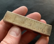 5 Ounce Vintage Crown Mint CA. Silver Bar