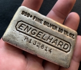 10 Ounce Vintage Engelhard Silver Bar