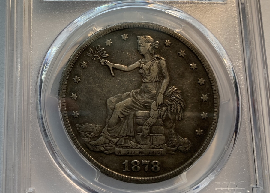1878-S Silver Trade Dollar PCGS VF-35