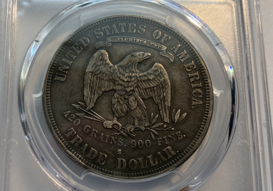1878-S Silver Trade Dollar PCGS VF-35